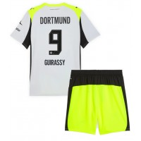 Borussia Dortmund Serhou Guirassy #9 Vonkajší Detský futbalový dres 2025-26 Krátky Rukáv (+ trenírky)